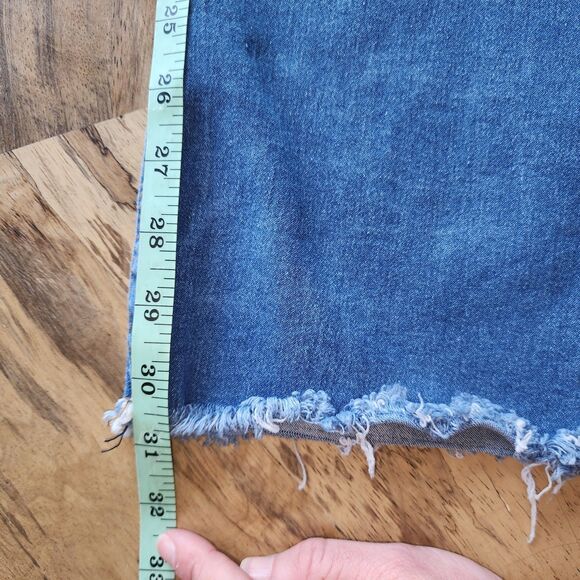 Red Bottoms Y2K Frayed Cuff Flare Leg Jeans - Picture 7 of 9